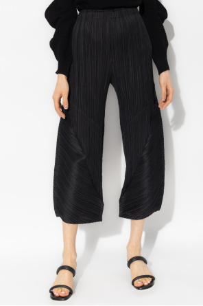 [COSYHARU公式]24s/s magic pleats pants 送料・関税込み SchaferandweinerShops Japan - Black Pleated trousers Issey